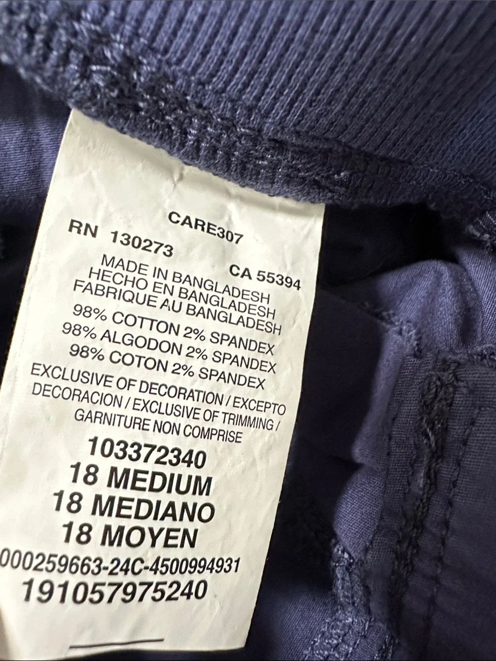 🪉 Lee Relaxed Fit Mid Rise Capri Cargo Pant - Picture 4 of 4